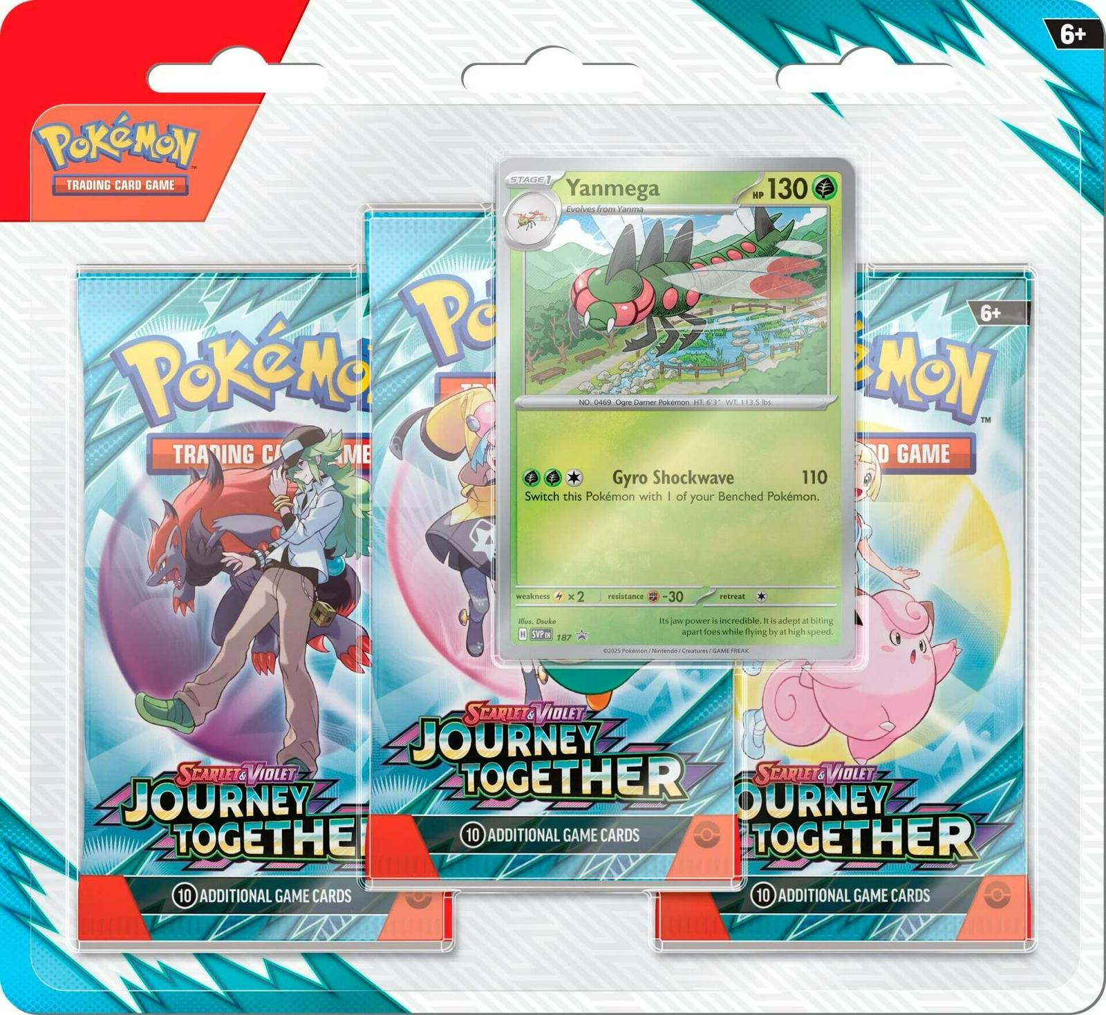 Journey Together 3 Pack Blister (Yanmega)